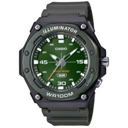 CASIO SPORT Mod. DIVER - ILLUMINATOR WR 100MT - ARMY GREEN - WW.MW-620H-3AVDF - Teknashop Ltd