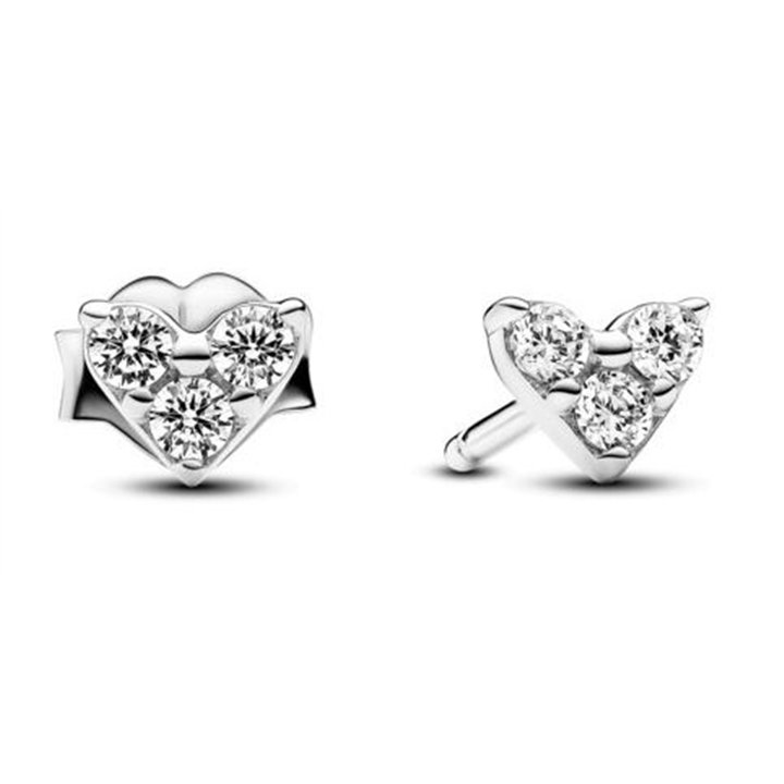 PANDORA JEWELRY Mod. SPARKLING DOUBLE BAND HOOP EARRINGS - WW.293003C01 - Teknashop Ltd