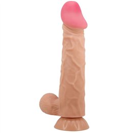 PRETTY LOVE - SLIDING SKIN SERIES REALISTIC DILDO WITH SLIDING SKIN SUCTION CUP 24 CM - D-238759 - Teknashop Ltd