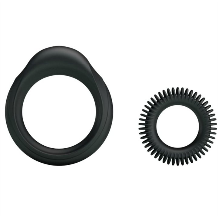 BAILE - KIT 2 SILICONE RINGS RING MANHOOD - D-213044 - Teknashop Ltd