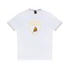 LAMBORGHINI SIZE M MENS3D GOLD LOGO T-SHIRT WHITE