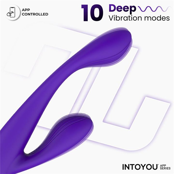 Lyra G-Spot Rabbit Vibrator with App Purple - IN-383 - Teknashop Ltd