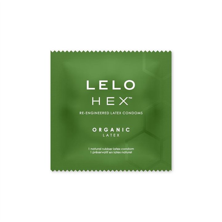 HEX Condoms Organic 3 units - L-885A - Teknashop Ltd
