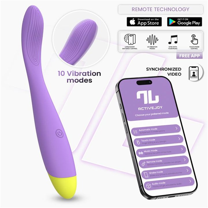 Neya G-Spot Vibrator with App Purple - IN-382 - Teknashop Ltd