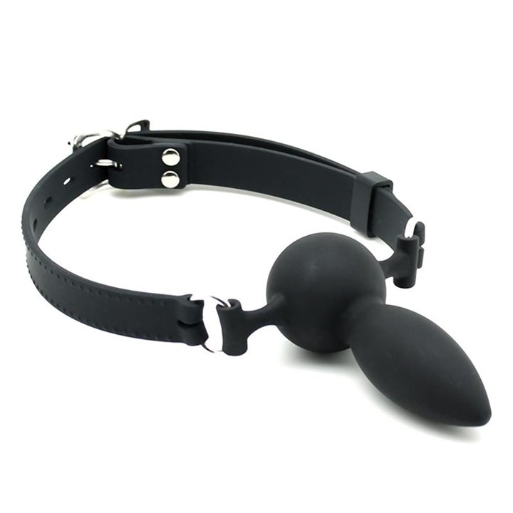 Mouthgag with Plug Silicone - R9108 - Teknashop Ltd