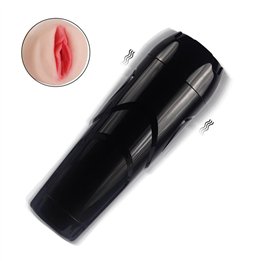 Dot Vagina Masturbator with Vibration - SQ-MA70037 - Teknashop Ltd