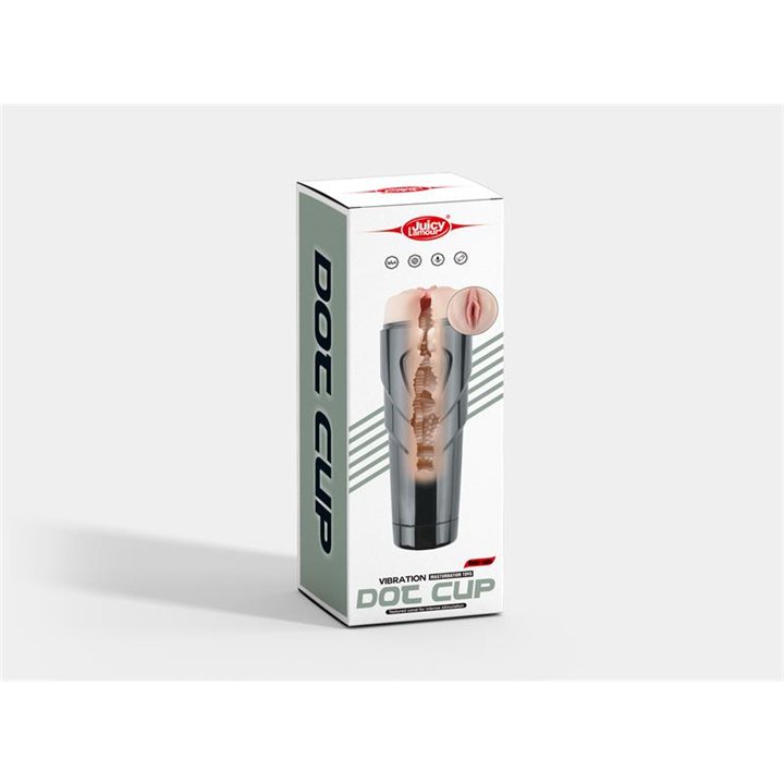 Dot Vagina Masturbator with Vibration - SQ-MA70037 - Teknashop Ltd