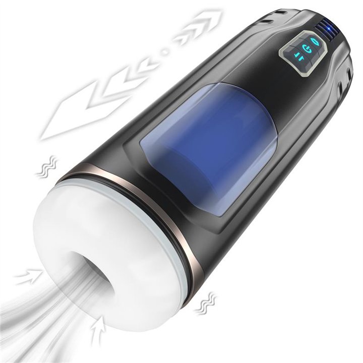 Cosima Masturbator with Thrusting, Vibration and suction efect - SQ-MA70079 - Teknashop Ltd