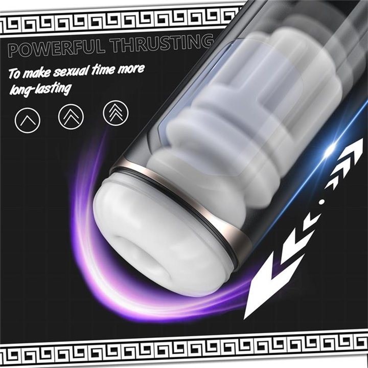 Cosima Masturbator with Thrusting, Vibration and suction efect - SQ-MA70079 - Teknashop Ltd