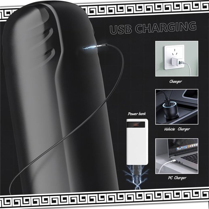 Cosima Masturbator with Thrusting, Vibration and suction efect - SQ-MA70079 - Teknashop Ltd