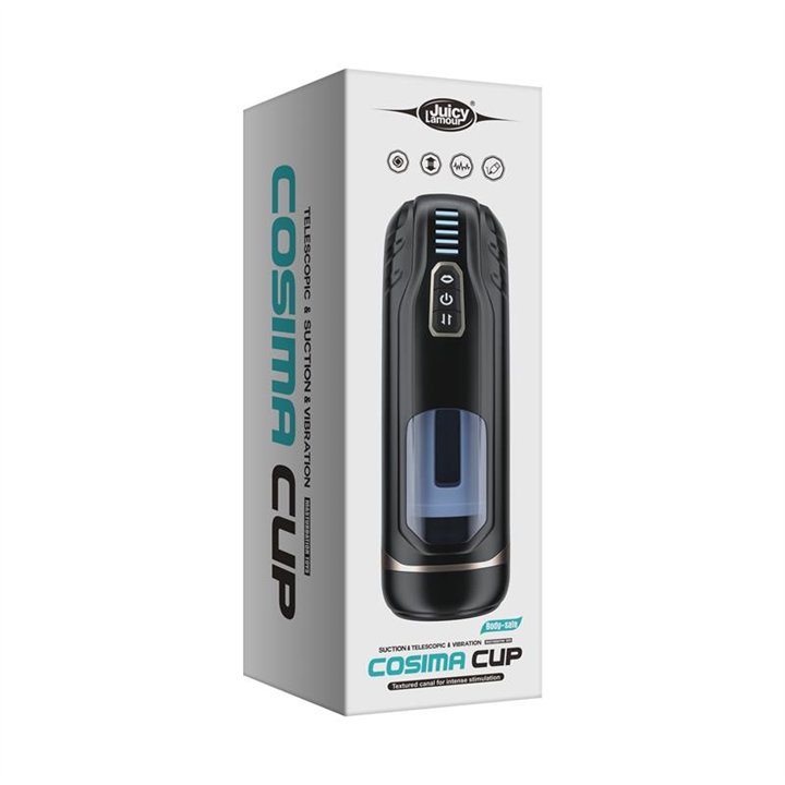 Cosima Masturbator with Thrusting, Vibration and suction efect - SQ-MA70079 - Teknashop Ltd