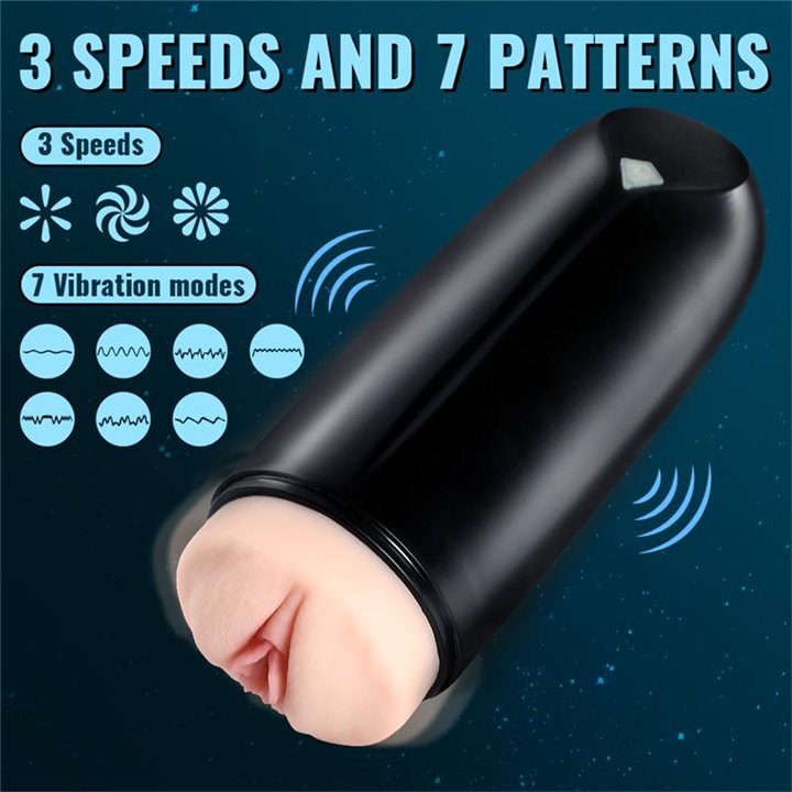 Zona Masturbator with Sucking Efect and Vibration - SQ-MA70074 - Teknashop Ltd