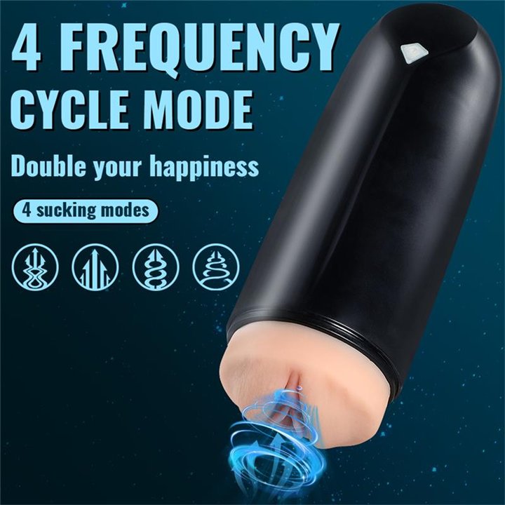 Zona Masturbator with Sucking Efect and Vibration - SQ-MA70074 - Teknashop Ltd