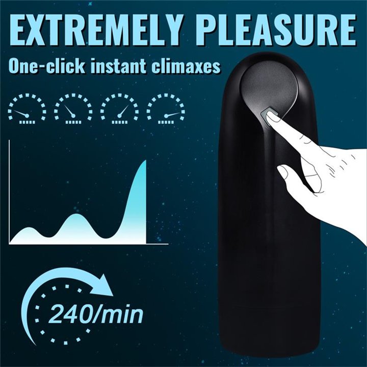 Zona Masturbator with Sucking Efect and Vibration - SQ-MA70074 - Teknashop Ltd