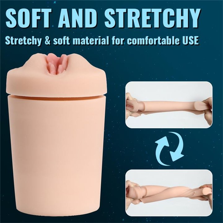 Zona Masturbator with Sucking Efect and Vibration - SQ-MA70074 - Teknashop Ltd