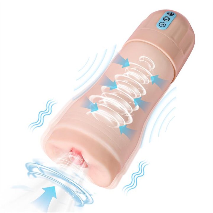 Masturbator with Vibration and Sucking Efect Suctroker V1.0 X - SQ-MA60143 - Teknashop Ltd