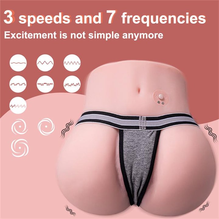 Roberta Masturbator with Vibration 2 kg - SQ-MA50088V - Teknashop Ltd