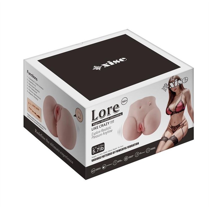 Lore Masturbator with Vibration 2.59kg - SQ-MA50076V - Teknashop Ltd