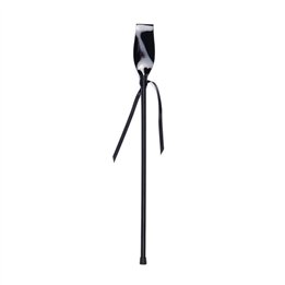 Black Patent Leather Riding Crop - F3423K - Teknashop Ltd