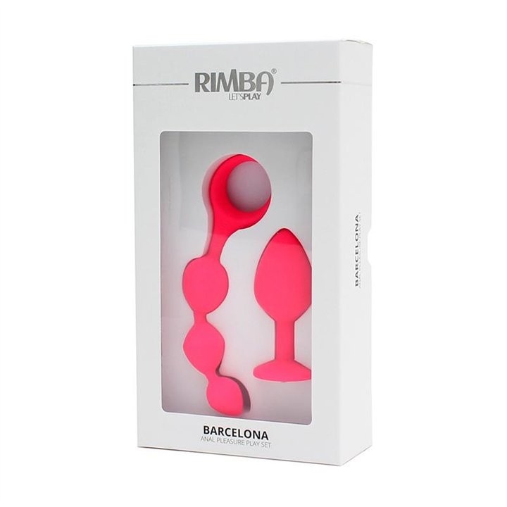 Anal Pleasure Play set Barcelona Pink - R2537 - Teknashop Ltd