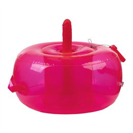 Inflatable Cushion with Vibrating Dildo and Rmote Ding Dong - R2853 - Teknashop Ltd