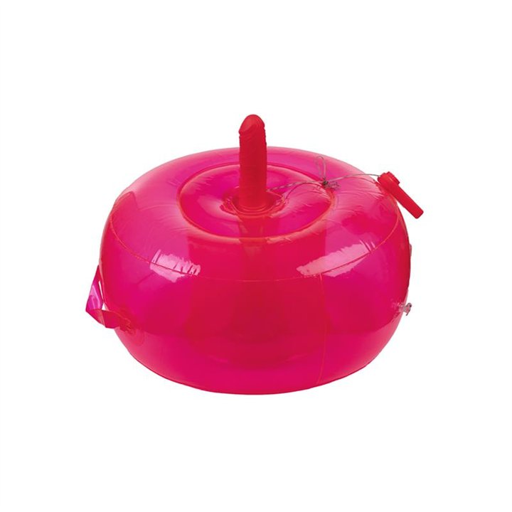 Inflatable Cushion with Vibrating Dildo and Rmote Ding Dong - R2853 - Teknashop Ltd
