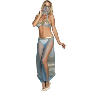 SUBBLIME - INDIA STYLE BLUE LINGERIE SET L/XL - D-239900 - Teknashop Ltd