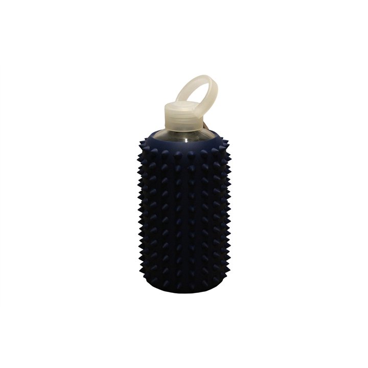 Bkr, Spiked Fifth Avenue, GWP Glass Water Bottle, 1000 ml - Teknashop Ltd