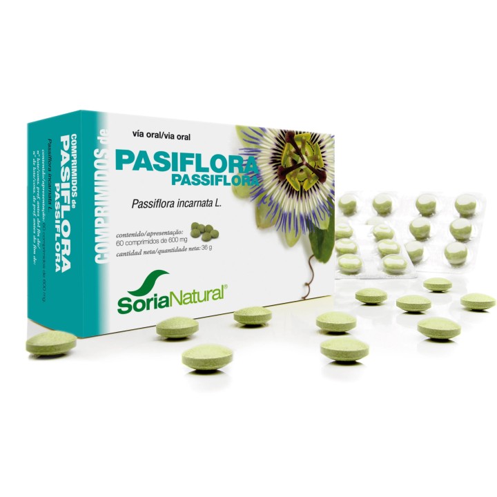 Soria Pasiflora 600 Mg 60 Comp - unisex - Teknashop Ltd