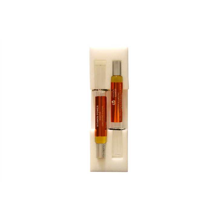 Set Duo, Clarins, My Blend Redness Rescue, Vitamins, Revitalising, Local Treatment Serum, For Face, 2 pcs, 2 ml *Tester - Teknas