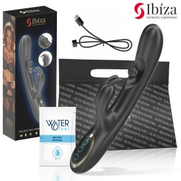 IBIZA - POWERFUL RABBIT VIBRATOR WITH MASSAGING ROLLING PEARL - D-242824 - Teknashop Ltd