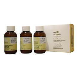 Set Trio, Milk Shake, The Gloss, Demi-Permanent Hair Dye, 9.139AG , 3 pcs, 60 ml - Teknashop Ltd