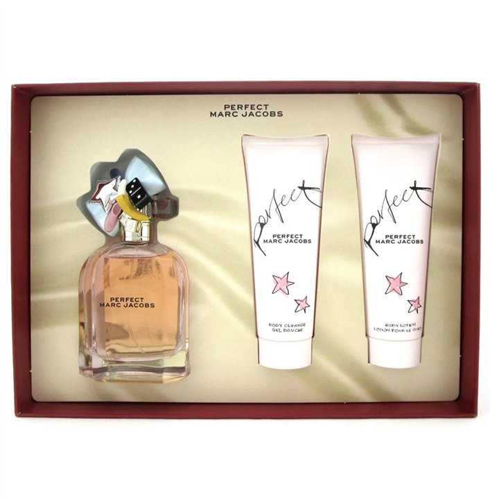 Set Marc Jacobs:  + Perfect, Hydrating, Body Lotion, 75 ml + Perfect, Hydrate, Shower Gel, All Skin Types, 75 ml - Teknashop Ltd