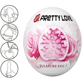 PRETTY LOVE - MALE MASTURBATOR EGG PINK - D-241862 - Teknashop Ltd