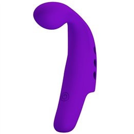 PRETTY LOVE - GORGON PURPLE RECHARGEABLE FINGER VIBRATOR - D-237578 - Teknashop Ltd