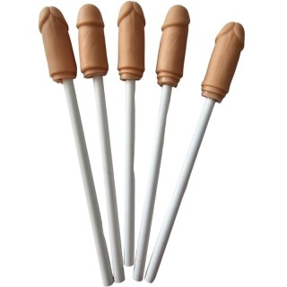 DIABLO PICANTE - 5 PENCILS WITH NATURAL PENIS TIP - D-241807 - Teknashop Ltd