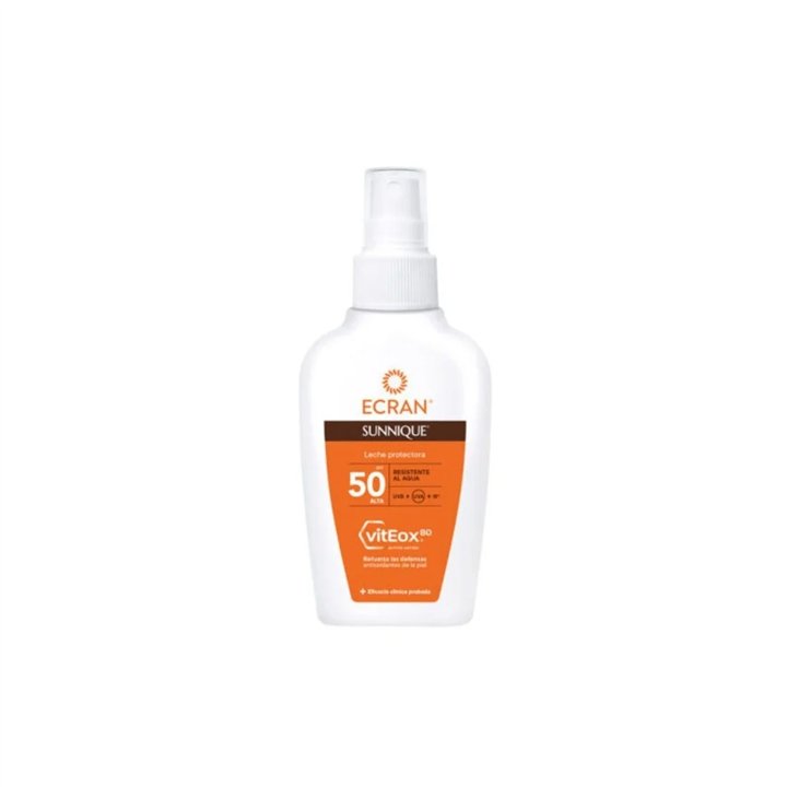 Ecran Sunnique Leche Protectora Spf50 Spray 100ml - unisex - Teknashop Ltd