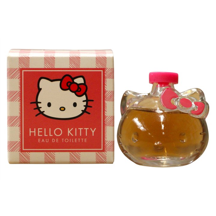 Hello Kitty, Iconic Vichy Rouge, Eau De Toilette, For Girls, 5 ml *Miniature - Teknashop Ltd