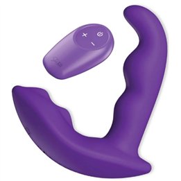 SHE.E.O - ROTATING VIBRATING ANAL STIMULATOR WITH REMOTE CONTROL - PURPLE - D-246241 - Teknashop Ltd