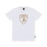 LAMBORGHINI SIZE L MENSBIG SHIELD TEE WHITE