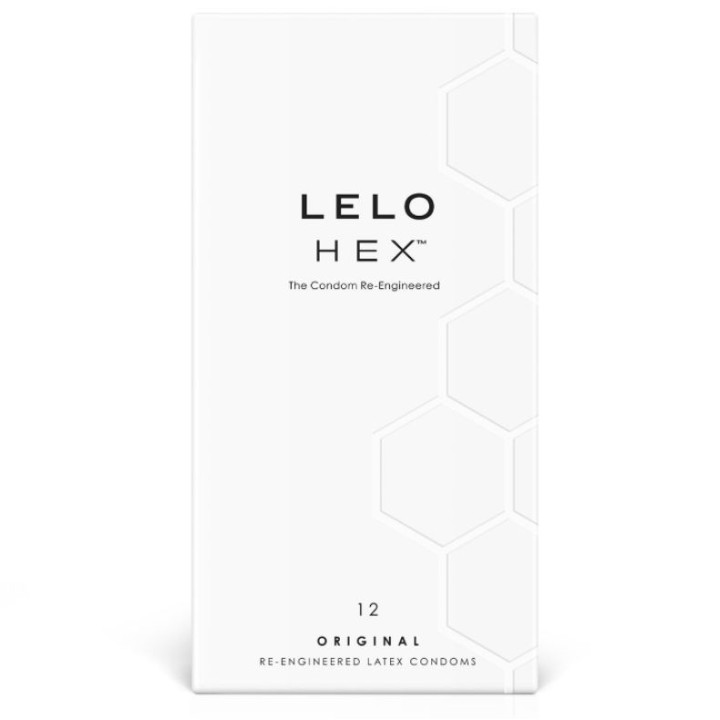 LELO - HEX CONDOM BOX 12 UNITS - D-211713 - Teknashop Ltd