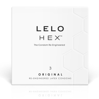 LELO - HEX CONDOM BOX 3 UNITS - D-211714 - Teknashop Ltd