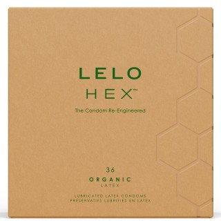 LELO - HEX ORGANIC CONDOM BOX 36 UNITS - D-244025 - Teknashop Ltd