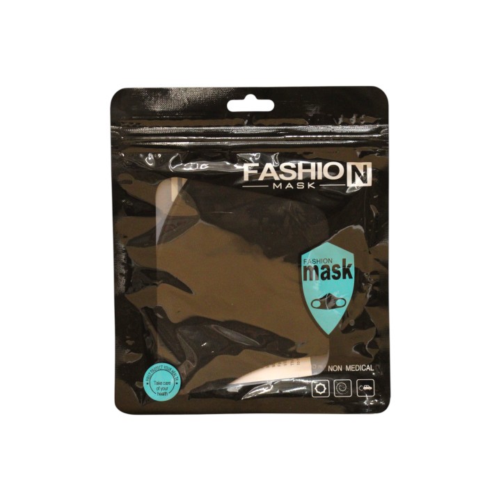 Fashion, Fashion, Textile Mask, Black, Reusable, For Women - Teknashop Ltd