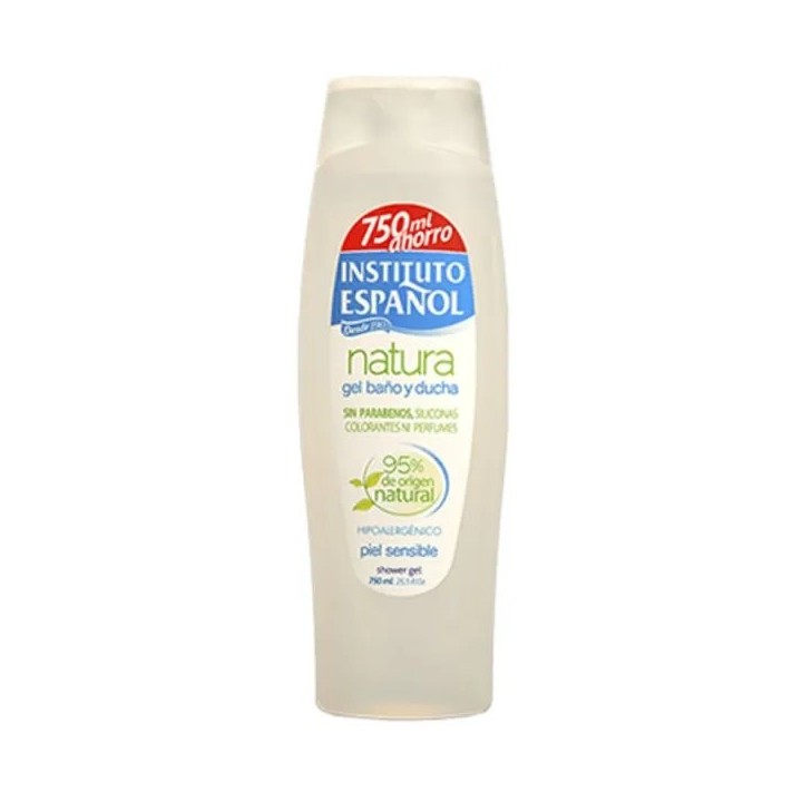 Instituto Español Natura Sensitive Skin Shower Gel 750ml - unisex - Teknashop Ltd