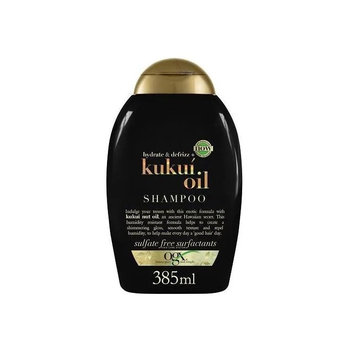 Ogx Kukui Oil Anti-Frizz Hair Shampoo 385ml - unisex - Teknashop Ltd