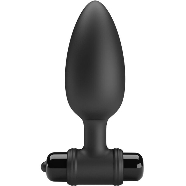 PRETTY LOVE - VIBRA BUTT PLUG 2 ANAL PLUG 10 VIBRATIONS BLACK - D-242425 - Teknashop Ltd