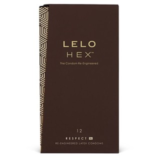 LELO - HEX CONDOMS RESPECT XL 12 PACK - D-215961 - Teknashop Ltd