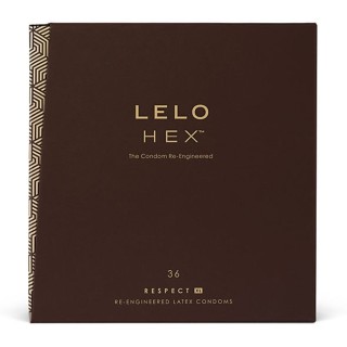 LELO - HEX CONDOMS RESPECT XL 36 PACK - D-215963 - Teknashop Ltd