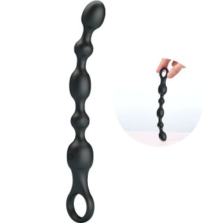 PRETTY LOVE - VAN ANAL BALLS 10 VIBRATIONS RECHARGEABLE SILICONE - D-235753 - Teknashop Ltd